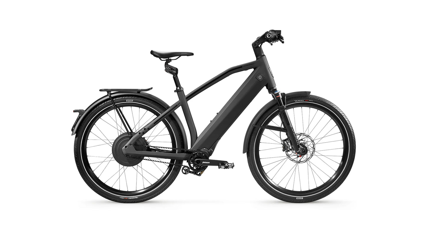 Stromer ST2 mit Federgabel und Sattelfederung